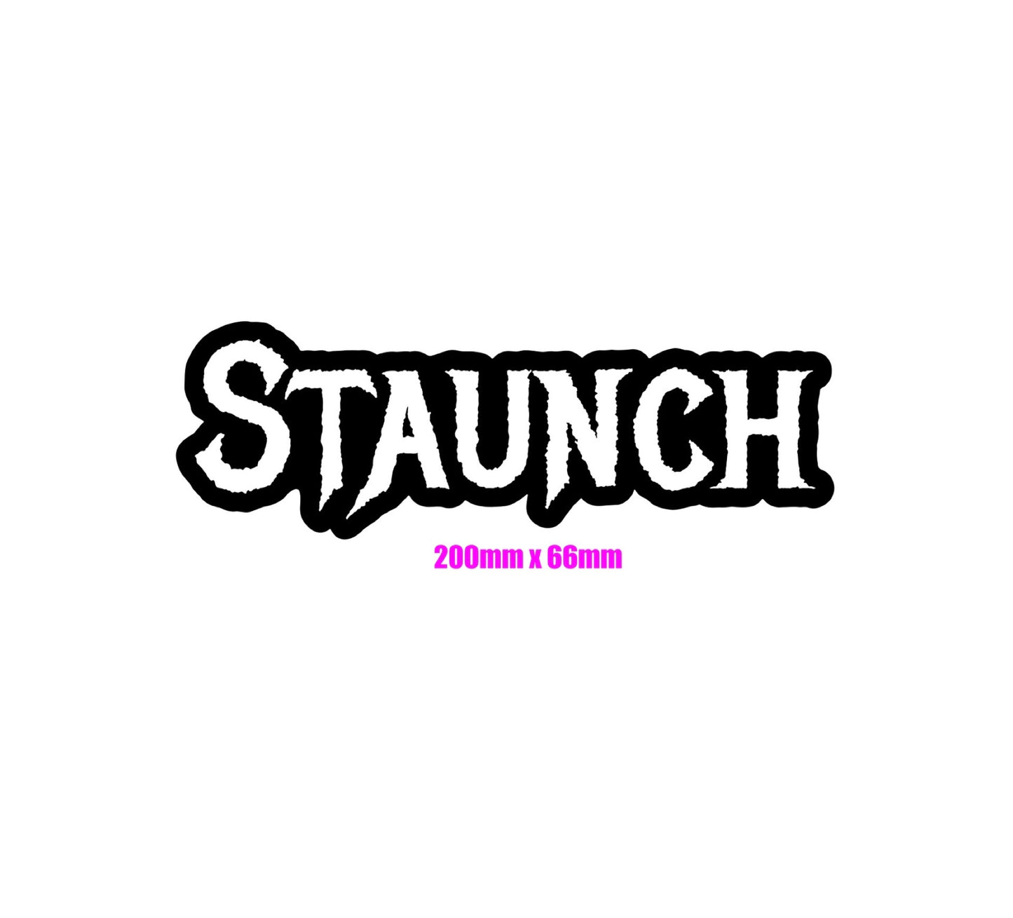 PROFILE CUT STAUNCH STICKERS