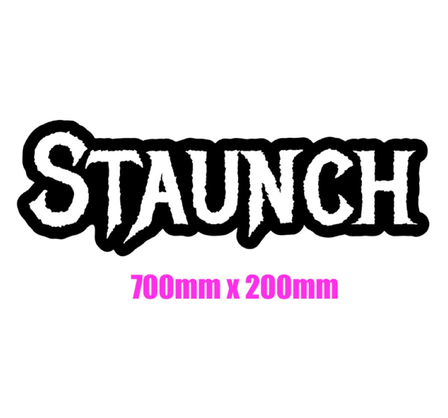 PROFILE CUT STAUNCH STICKERS